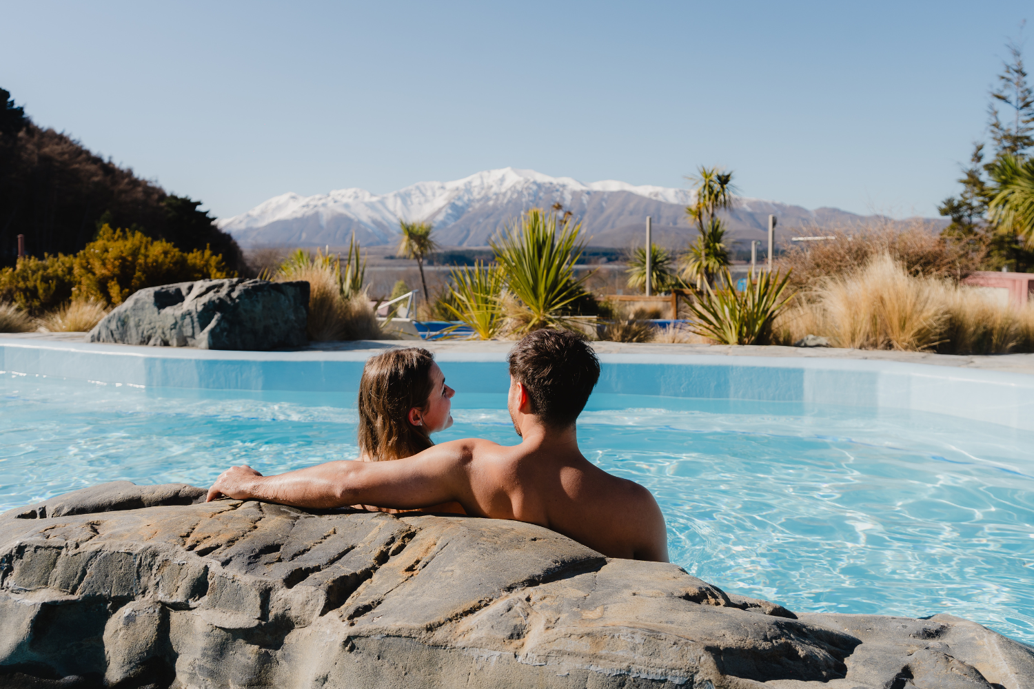 Hot Pools at daytime