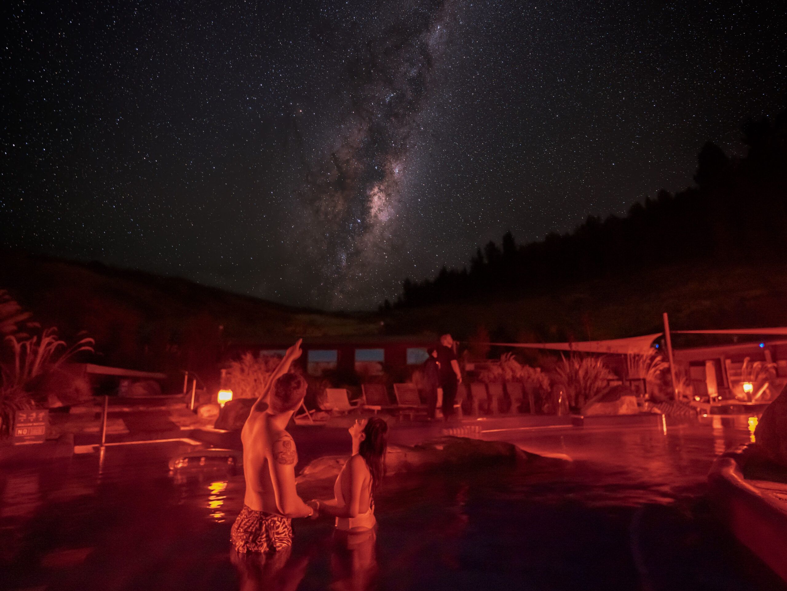 Star Gazing in Hot Pools